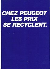 PEUGEOT CYCLES - VELOS - Z 8 10 18 40 45 - 1982 / catalogue brochure leaflet