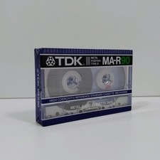 TDK MA-R 90 (Metal Position TYPE IV) Blank Audio Cassette Tape 1983-1985