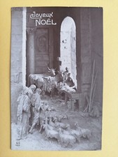 Old postcard allegory signed D. MASTROIANNI sculpture modeling dough JOYFUL NECESSEL stable