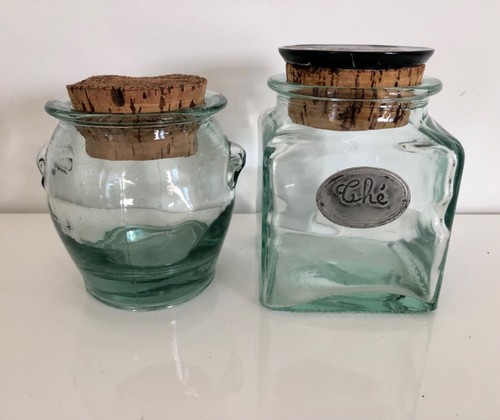 Anciens pots verre - en,