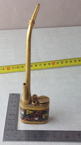 Ancienne pipe eau chinoise - eau,