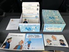BOITE FICHES TINTIN VINTAGE