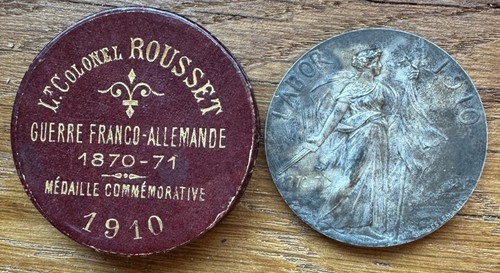 Médaille bronze argenté - , "