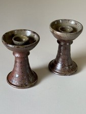 Bougeoirs En Grès Vintage
