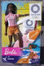 Barbie AA SURFING TOKYO 2020 jeux olympiques 2019 Mattel GJL76 poupée NRFB neuve
