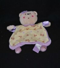 Peluche doudou ours plat BIECO