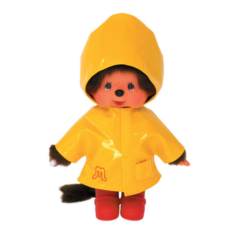 Monchhichi kiki ciré jaune - -,