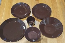 iittala Teema ensemble marron épuisé Iittala Teema