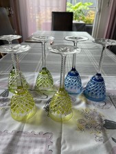 6 verres cristal val saint