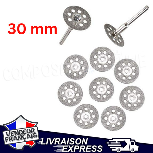 Disque diamant 30mm - 10,