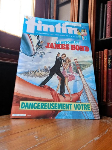 Magazine tintin vintage james - magazine,