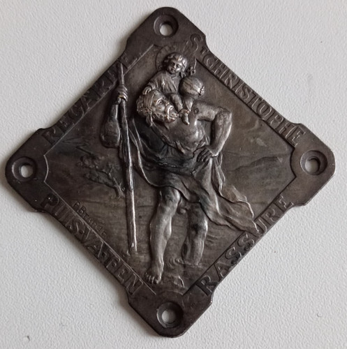 Ancienne grande medaille saint - ancienne,