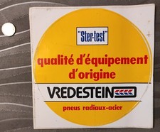 Large vintage sticker tires VREDESTEIN "Ster-test" diam: 20cm