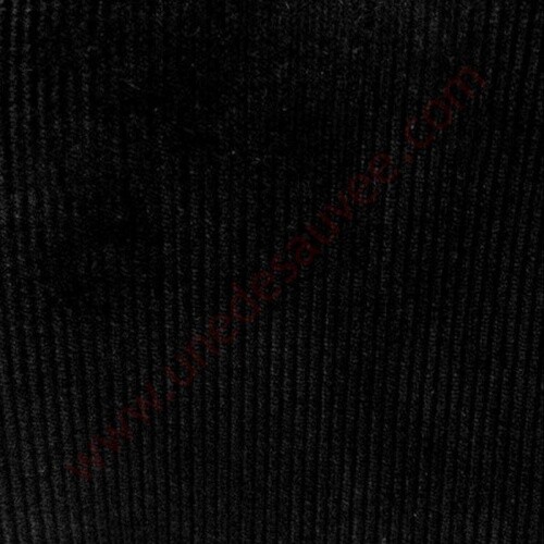 Tissu côtelé noir renault - tissu,