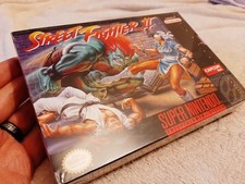 Super Nintendo Sealed Street Fighter 2 .blister.usa