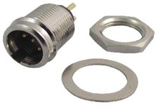 Connecteur RT4MP : XLR mini PIN : 4 mâles Mat.Aller : arrêt zinc REAN