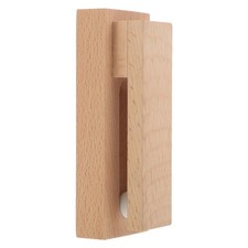  Porte-serviettes en bois : crochet mural adhésif en hêtre pour manteaux,