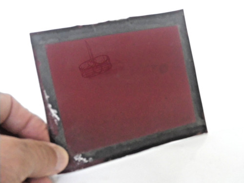 Verre rouge inactinique pur - inactinique,