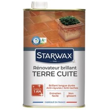 Rénovateur brillant spécial tomettes terres cuites 1L STARWAX protège usure tach