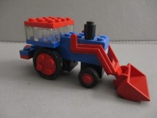 LEGO VINTAGE 410 / 604 PAYLOADER BACKHOE COMPLETE 1974
