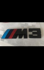 Logo Coffre BMW M3 Métal Noir