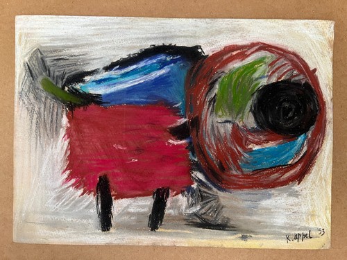 Dessin karel appel - dessin, papier