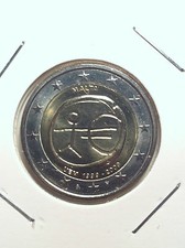 2 EURO MALTE 2009 EMU 10 ANS