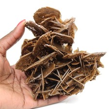 Barytine brune cristallisée du Maroc 545gr 120mm Maroc