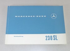 Operating instructions / manual Mercedes R113 230 SL pagoda stand 01/1966