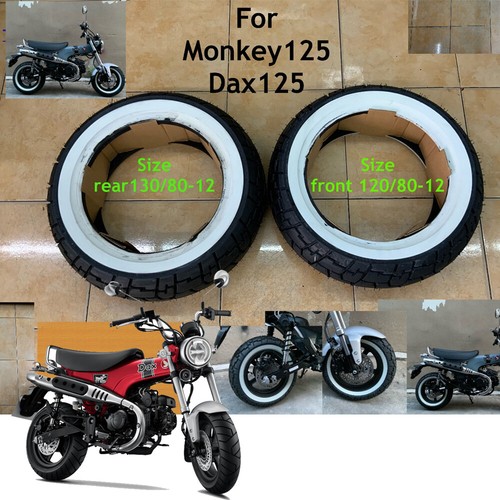 Front rear wheel white tire - front,