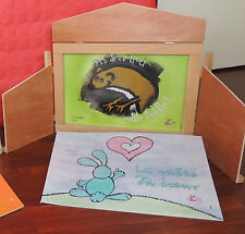 1 conte kamishibaï + butaï en bois A3