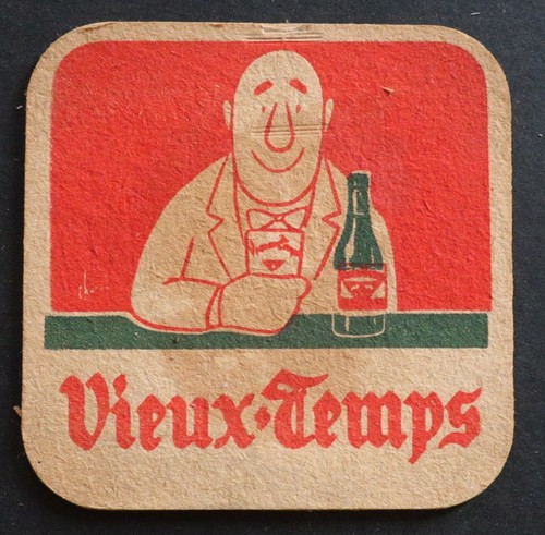 Sous bock bière vieux - vieux, temps