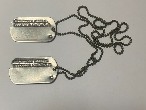 Ww2 army dog tag plaque - ww2,