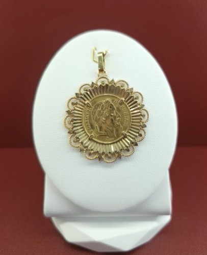 Pendentif jaune carats - or,