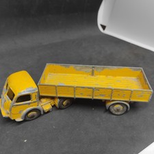 Dinky Toys Panhard Tractor Semi Trailer Yellow No.32 AB Miniature Truck 1/55