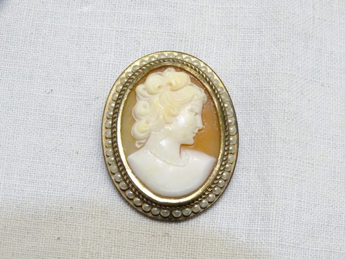 Broche pendentif camee - pendentif,