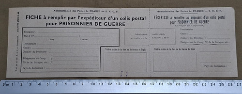 Fiche envoi colis - de,