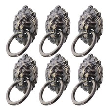 6 PCS Heurtoir De Bague Lion