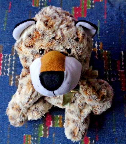 Cai1 doudou peluche panthere - /,