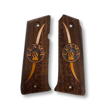ZIB GRIPS Lama 1911 45 Acp/9mm. Poignée de pistolet faite à la main en bois...