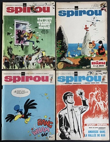 Spirou périodique lot 4 - spirou,