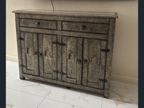 Buffet bas gris 120x35x90 - , cm