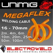 UNIMIG Megaflex Copper Welding Cable Lead 16mm 25mm 35mm 50mm 70mm Welder U51026