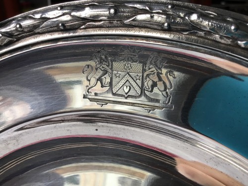Plat christofle armoiries - christofle,