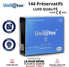 144 Préservatifs Unilatex