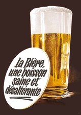 POSTER AFFICHE  BIERE