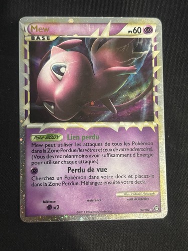 Carte pokémon mew - pokémon,