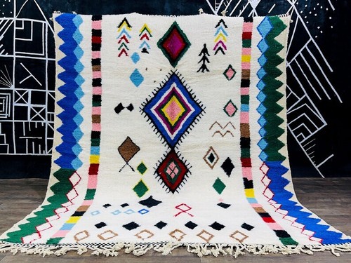 Tapis blanc marocain - ,,