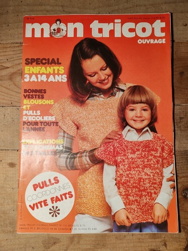 Magazine mon tricot ouvrage - magazine,
