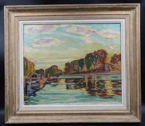 Penture tableau ancien paysage - ancien,
